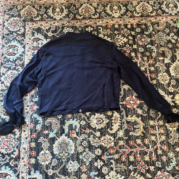 Theory Tie Bomber Jacket, Black, Durham Tech,  Sz M - Picture 3 of 13